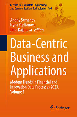 Couverture cartonnée Data-Centric Business and Applications de 