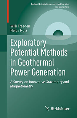 Couverture cartonnée Exploratory Potential Methods in Geothermal Power Generation de Helga Nutz, Willi Freeden