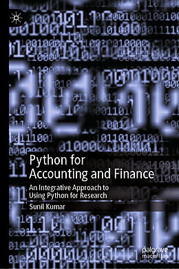 Livre Relié Python for Accounting and Finance de Sunil Kumar