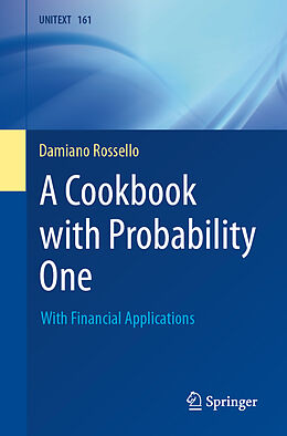 Couverture cartonnée A Cookbook with Probability One de Damiano Rossello