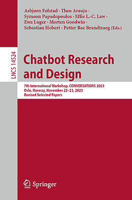 Couverture cartonnée Chatbot Research and Design de 