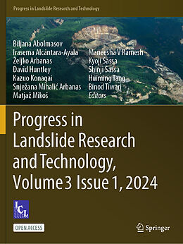 Couverture cartonnée Progress in Landslide Research and Technology, Volume 3 Issue 1, 2024 de 