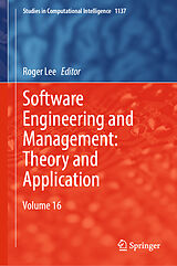 Fester Einband Software Engineering and Management: Theory and Application von 