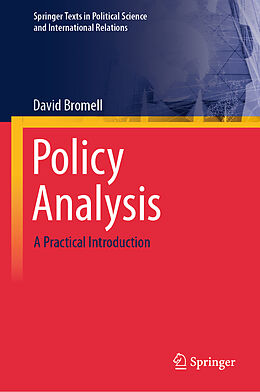 Livre Relié Policy Analysis de David Bromell