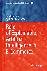 E-Book (pdf) Role of Explainable Artificial Intelligence in E-Commerce von 