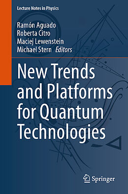 Kartonierter Einband New Trends and Platforms for Quantum Technologies von 