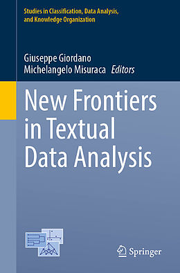 Couverture cartonnée New Frontiers in Textual Data Analysis de 