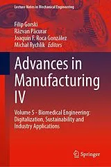 Kartonierter Einband Advances in Manufacturing IV von