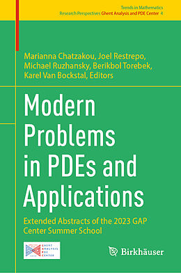 Fester Einband Modern Problems in PDEs and Applications von 