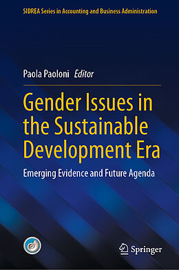 Livre Relié Gender Issues in the Sustainable Development Era de 