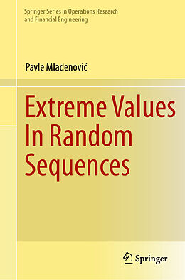 Fester Einband Extreme Values In Random Sequences von Pavle Mladenovi 