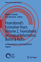 eBook (pdf) Feyerabend's Formative Years. Volume 2. Feyerabend on Logical Empiricism, Bohm & Kuhn de 