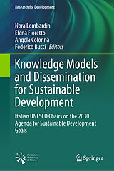 Livre Relié Knowledge Models and Dissemination for Sustainable Development de 