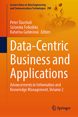 Livre Relié Data-Centric Business and Applications de 