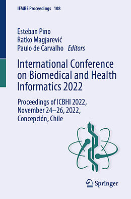 Kartonierter Einband International Conference on Biomedical and Health Informatics 2022 von 