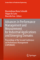 eBook (pdf) Advances in Performance Management and Measurement for Industrial Applications and Emerging Domains de 