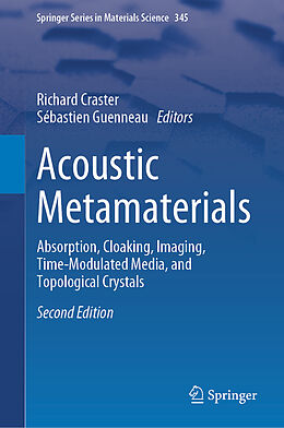 Fester Einband Acoustic Metamaterials von 