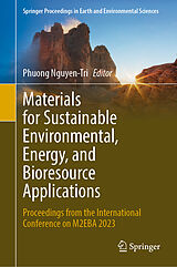 Livre Relié Materials for Sustainable Environmental, Energy, and Bioresource Applications de 
