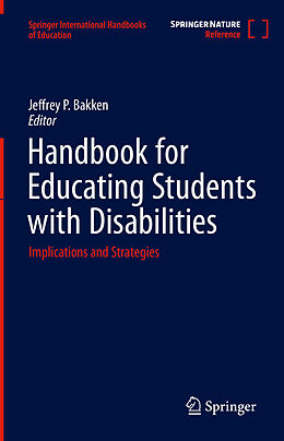 Livre Relié Handbook for Educating Students with Disabilities de 