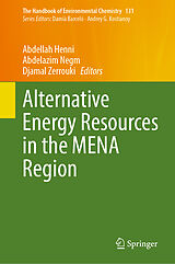 Livre Relié Alternative Energy Resources in the MENA Region de 