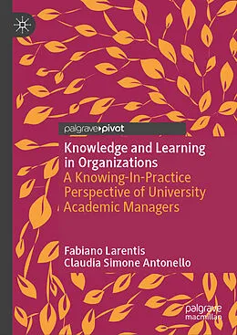 E-Book (pdf) Knowledge and Learning in Organizations von Fabiano Larentis, Claudia Simone Antonello
