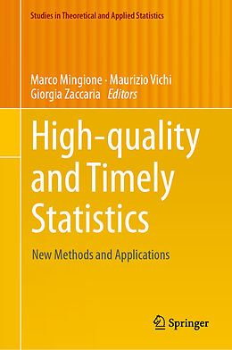 Livre Relié High-quality and Timely Statistics de 