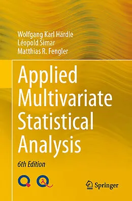 E-Book (pdf) Applied Multivariate Statistical Analysis von Wolfgang Karl Härdle, Léopold Simar, Matthias R. Fengler