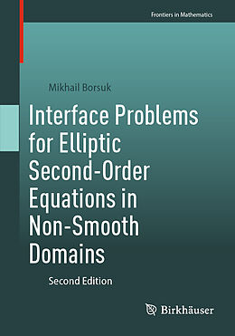 Couverture cartonnée Interface Problems for Elliptic Second-Order Equations in Non-Smooth Domains de Mikhail Borsuk