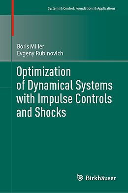 Fester Einband Optimization of Dynamical Systems with Impulse Controls and Shocks von Boris Miller, Evgeny Rubinovich