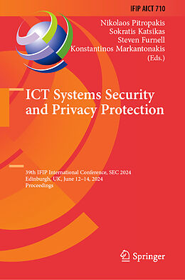 eBook (pdf) ICT Systems Security and Privacy Protection de 