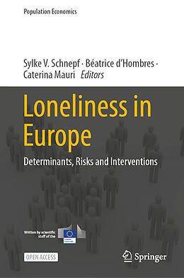 Livre Relié Loneliness in Europe de 