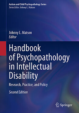 Livre Relié Handbook of Psychopathology in Intellectual Disability de 