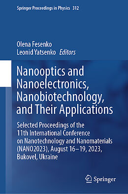 Livre Relié Nanooptics and Nanoelectronics, Nanobiotechnology, and Their Applications de 