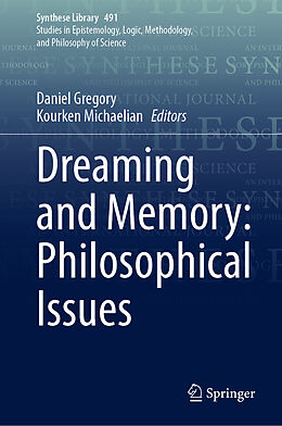 Livre Relié Dreaming and Memory: Philosophical Issues de 