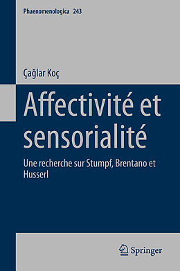 Livre Relié Affectivité et sensorialité de Çaglar Koç