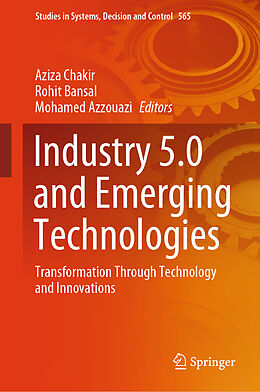 Livre Relié Industry 5.0 and Emerging Technologies de 