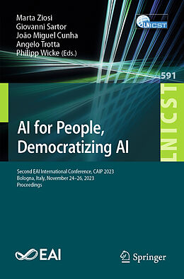 Couverture cartonnée AI for People, Democratizing AI de 