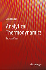 Livre Relié Analytical Thermodynamics de Dongqing Li