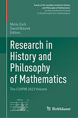 Livre Relié Research in History and Philosophy of Mathematics de 