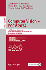 Couverture cartonnée Computer Vision   ECCV 2024 de 