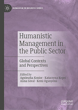 Livre Relié Humanistic Management in the Public Sector de 