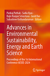 Couverture cartonnée Advances in Environmental Sustainability, Energy and Earth Science de 