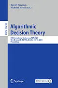 E-Book (pdf) Algorithmic Decision Theory von 