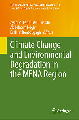 Livre Relié Climate Change and Environmental Degradation in the MENA Region de 