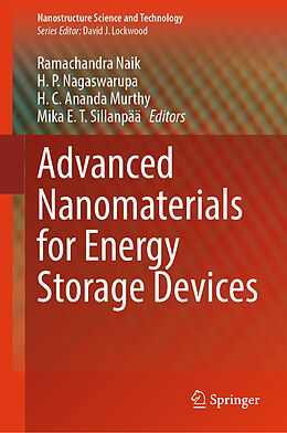 Livre Relié Advanced Nanomaterials for Energy Storage Devices de 