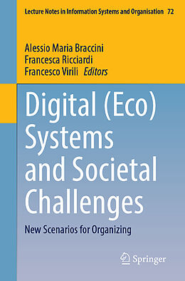 Couverture cartonnée Digital (Eco) Systems and Societal Challenges de 