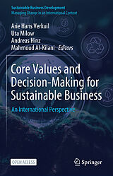 Livre Relié Core Values and Decision-Making for Sustainable Business de 