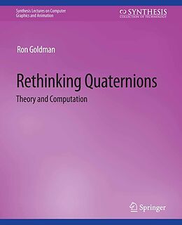 eBook (pdf) Rethinking Quaternions de Ron Goldman