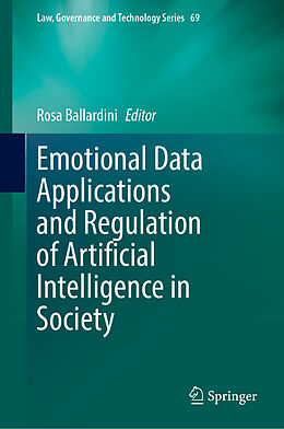 Livre Relié Emotional Data Applications and Regulation of Artificial Intelligence in Society de 