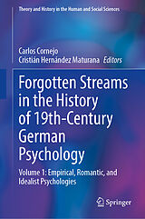 Livre Relié Forgotten Streams in the History of 19th-Century German Psychology de 